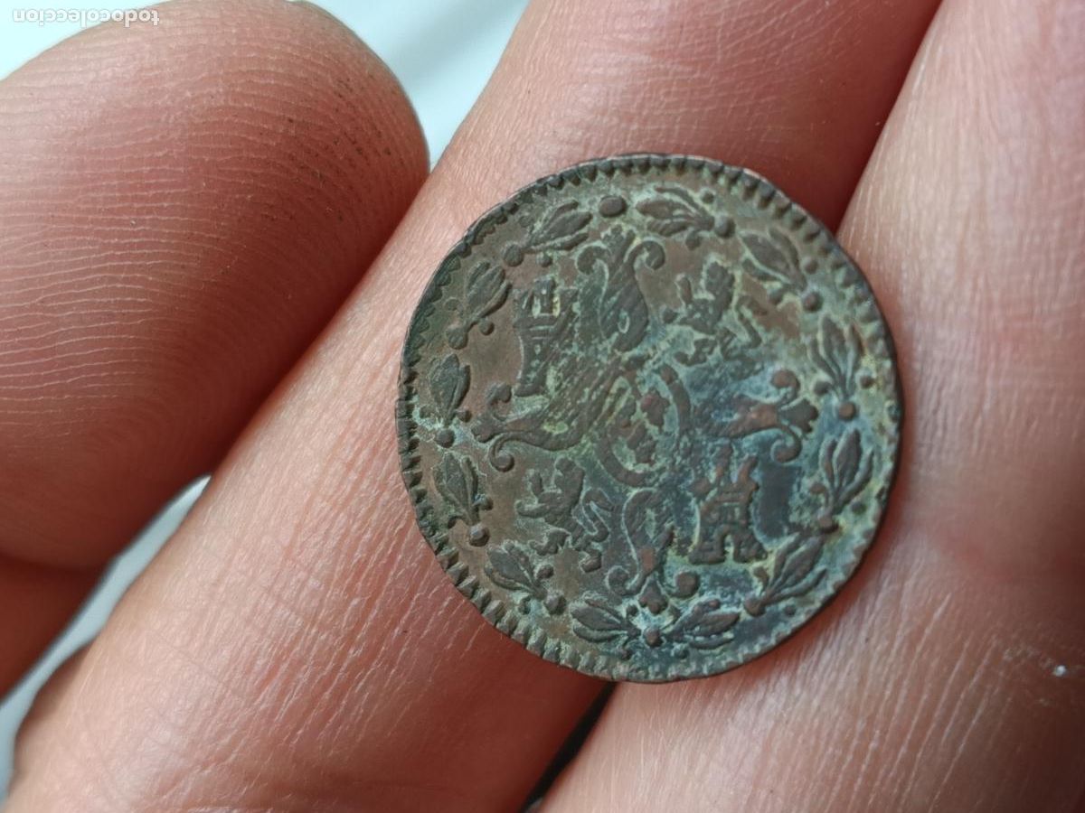 Monedas de Espa&ntilde;a: 2 maravedis de 1829, Fernando VII - Foto 2