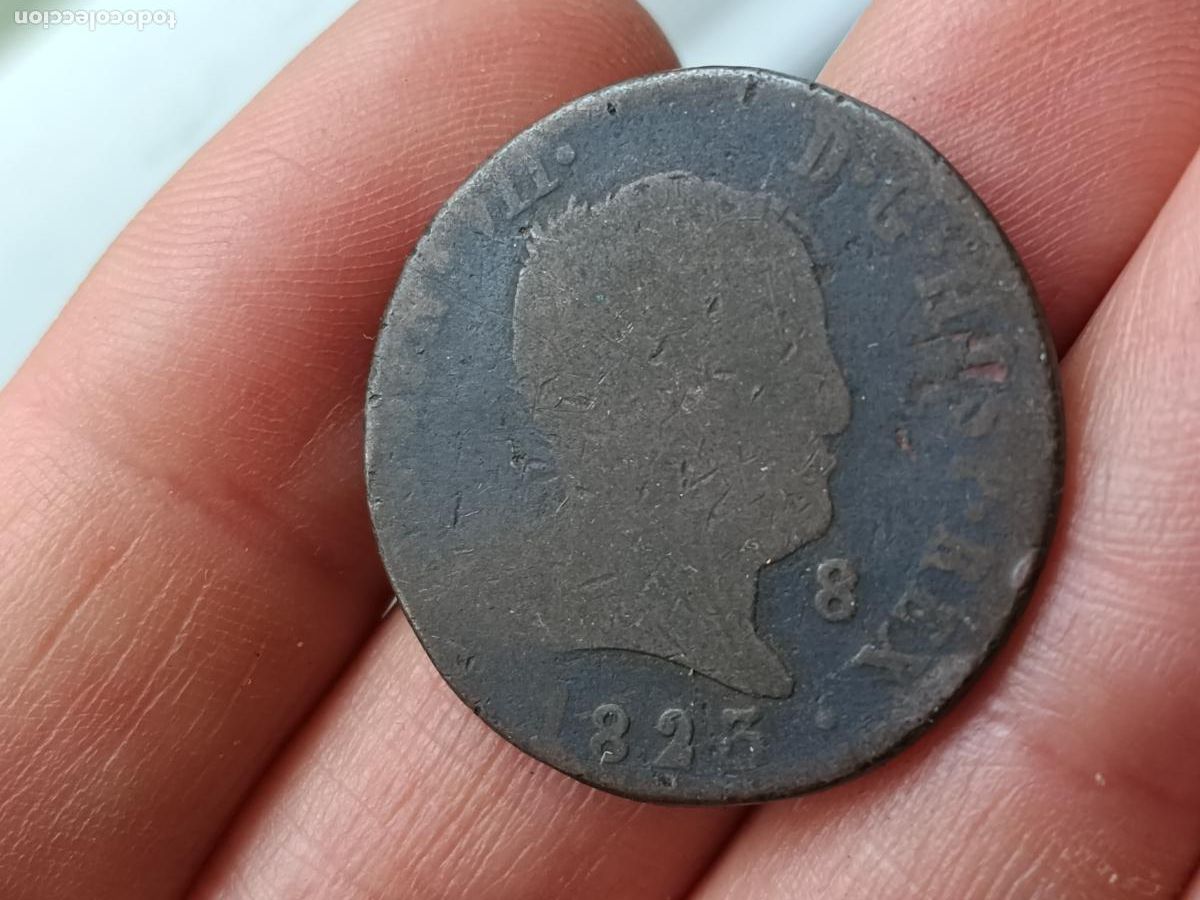 Monedas de Espa&ntilde;a: Espa&ntilde;a , 8 maravedis 1825 - Foto 1