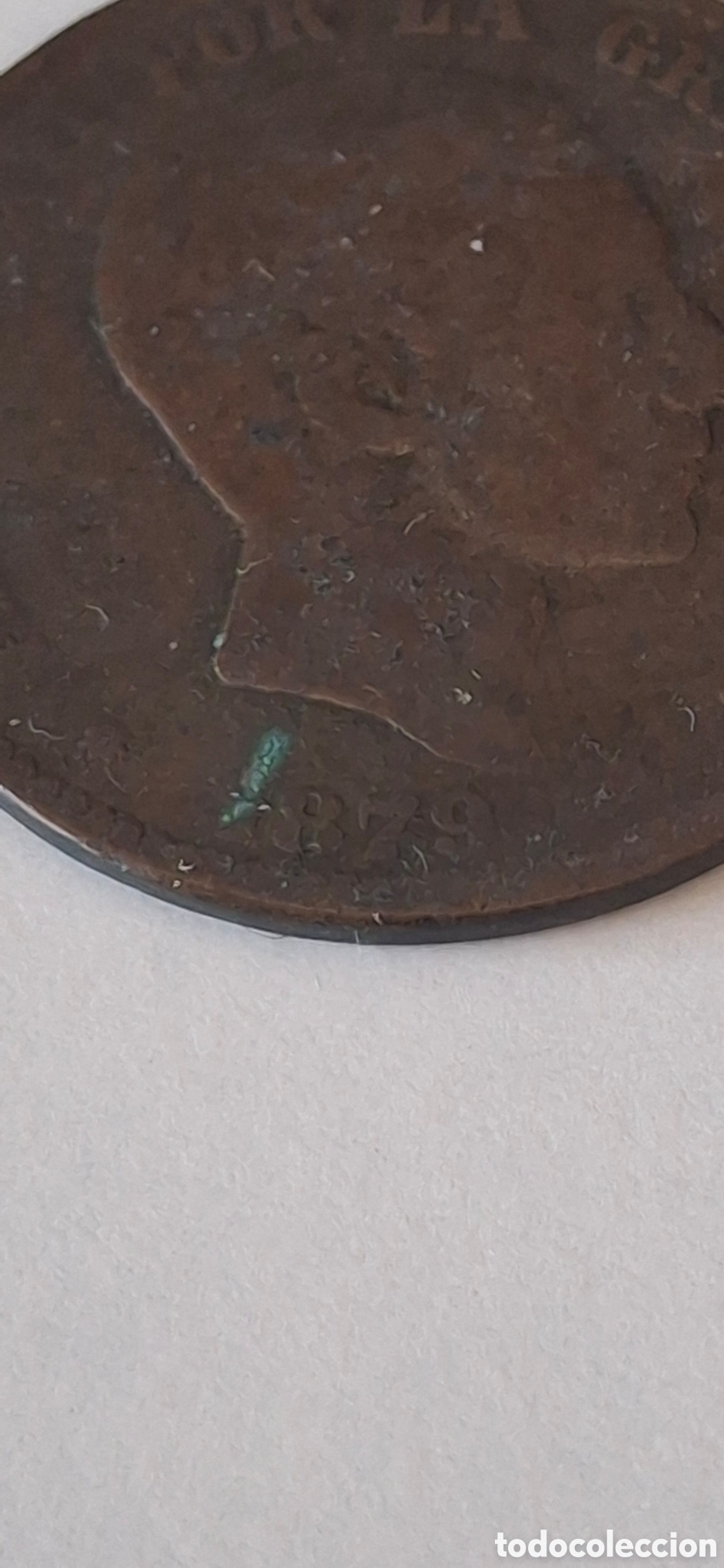 Monedas de Espa&ntilde;a: 10 C&eacute;ntimos 1879 Alfonso XII Espa&ntilde;a - Foto 2