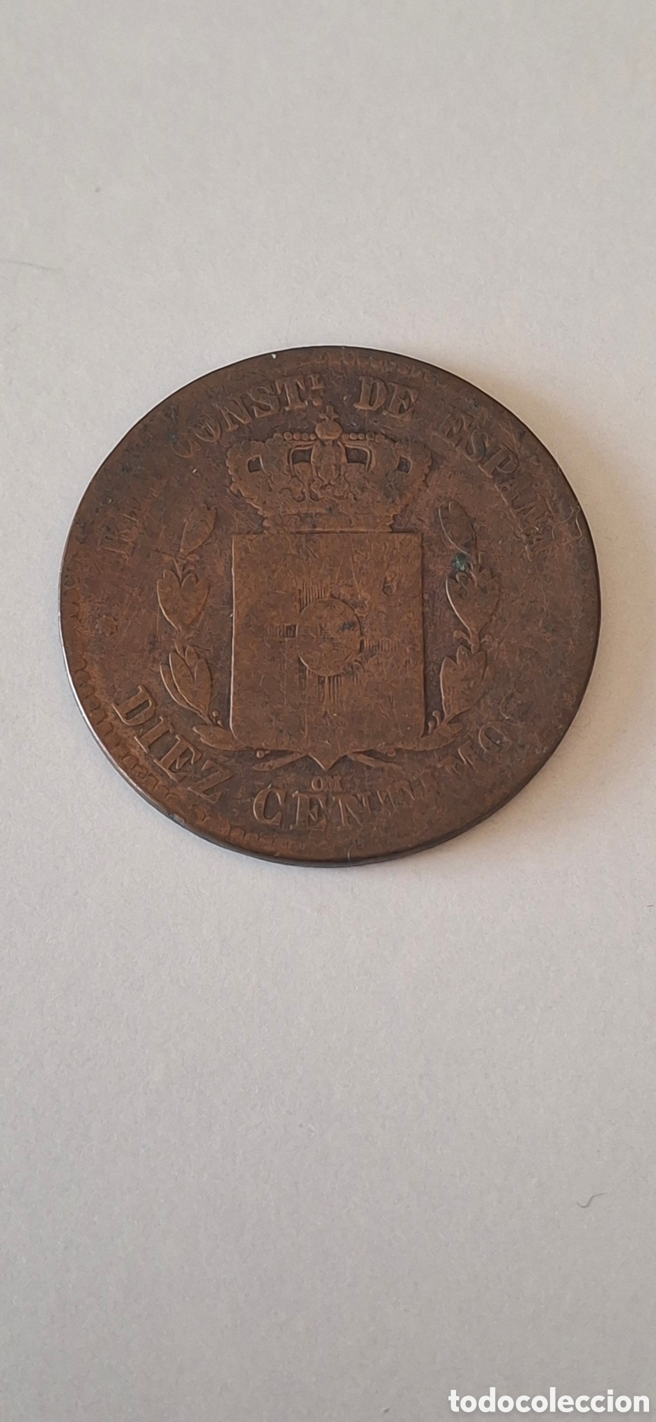 Monedas de Espa&ntilde;a: 10 C&eacute;ntimos 1879 Alfonso XII Espa&ntilde;a - Foto 3