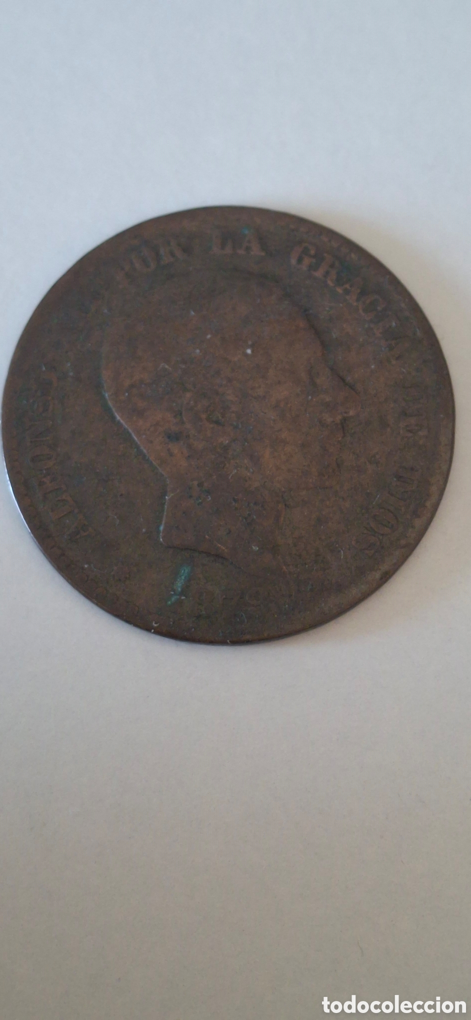 Monedas de Espa&ntilde;a: 10 C&eacute;ntimos 1879 Alfonso XII Espa&ntilde;a - Foto 1