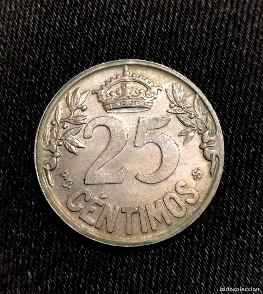Monedas de Espa&ntilde;a: Alfonso XIII 25 c&eacute;ntimos 1925 EBC - Foto 1