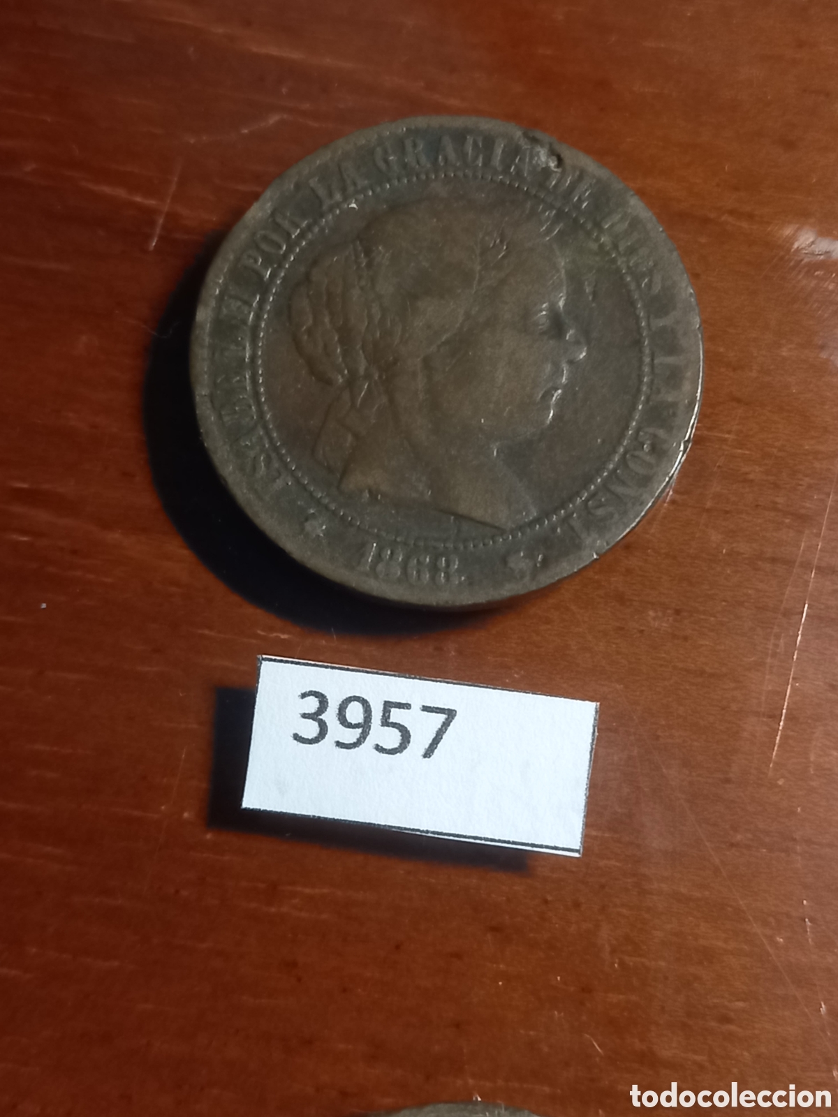 Monedas de Espa&ntilde;a: Espa&ntilde;a 2 1/2 centimos 1868 Sevilla - Foto 1