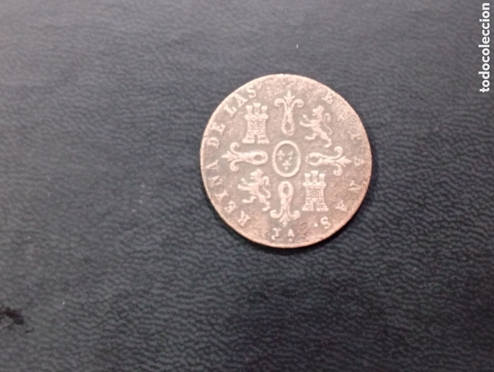 Monedas de Espa&ntilde;a: Moneda 4 maravedis Isabel II 1840 - Foto 2
