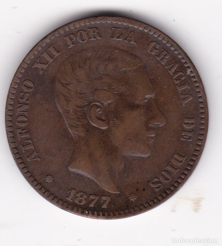 Monedas de Espa&ntilde;a: FC8-13- Moneda 10 Cts Alfonso XII 1877. EBC - Foto 1