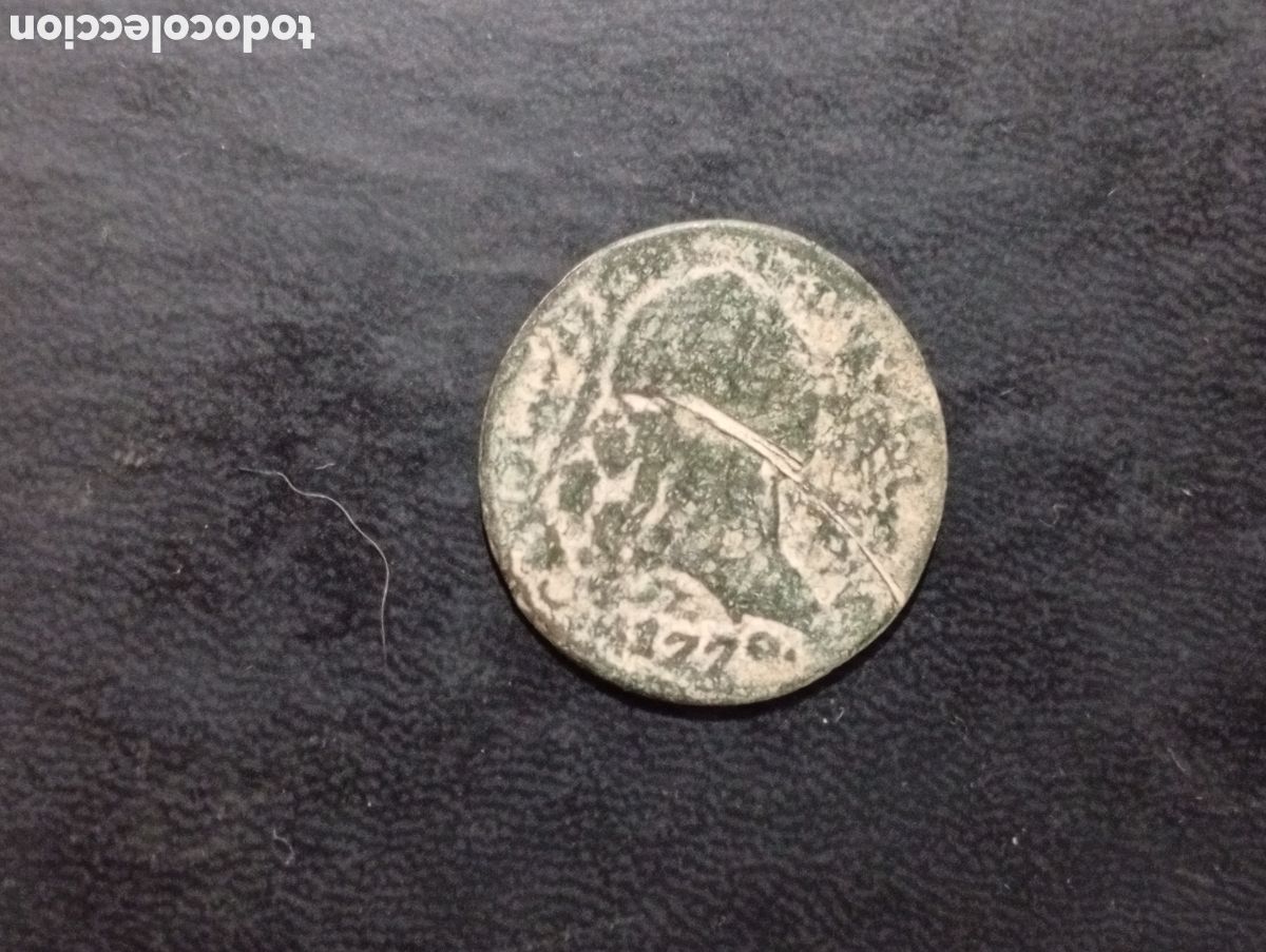 Monedas de Espa&ntilde;a: Moneda de 4 maravedis Carlos IIII - Foto 1
