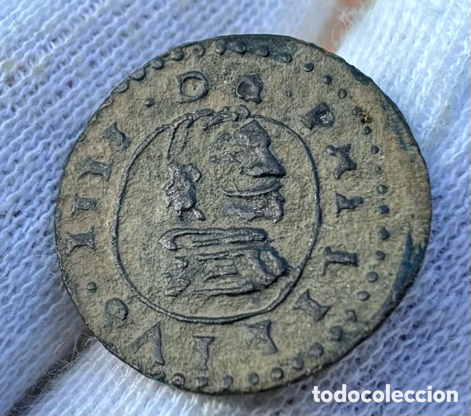 Monedas de Espa&ntilde;a: Moneda 8 Maravedis 1663 Trujillo . FELIPE IV - Foto 5