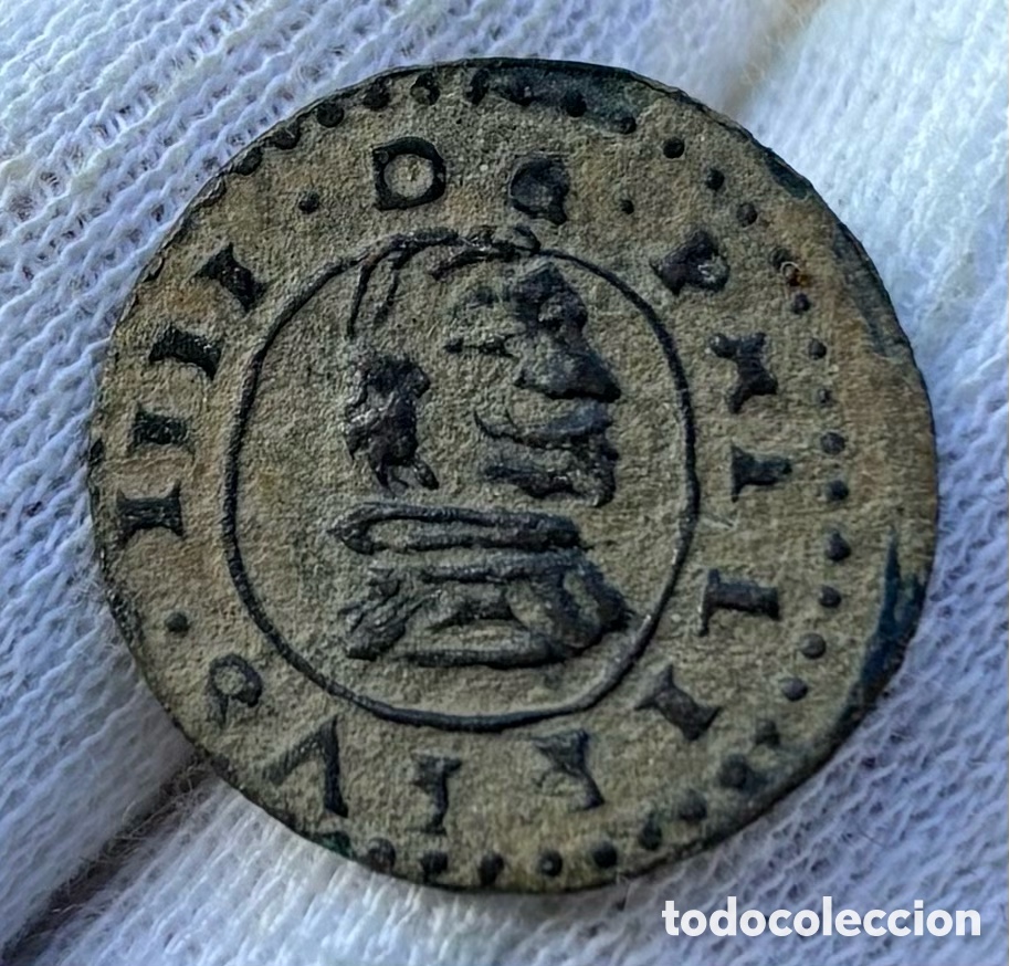 Monedas de Espa&ntilde;a: Moneda 8 Maravedis 1663 Trujillo . FELIPE IV - Foto 1