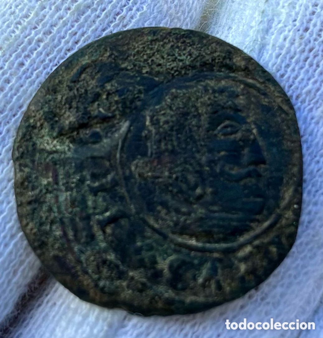 Monedas de Espa&ntilde;a: Moneda 16 Maravedis 1663 Madrid. FELIPE IV - Foto 3