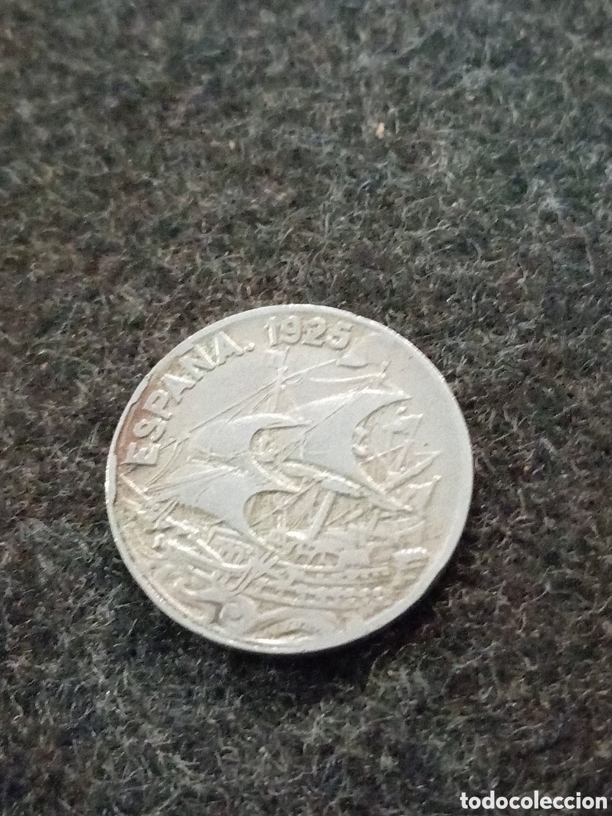 Monedas de Espa&ntilde;a: Moneda de 25 c&eacute;ntimos de Espa&ntilde;a - Foto 4