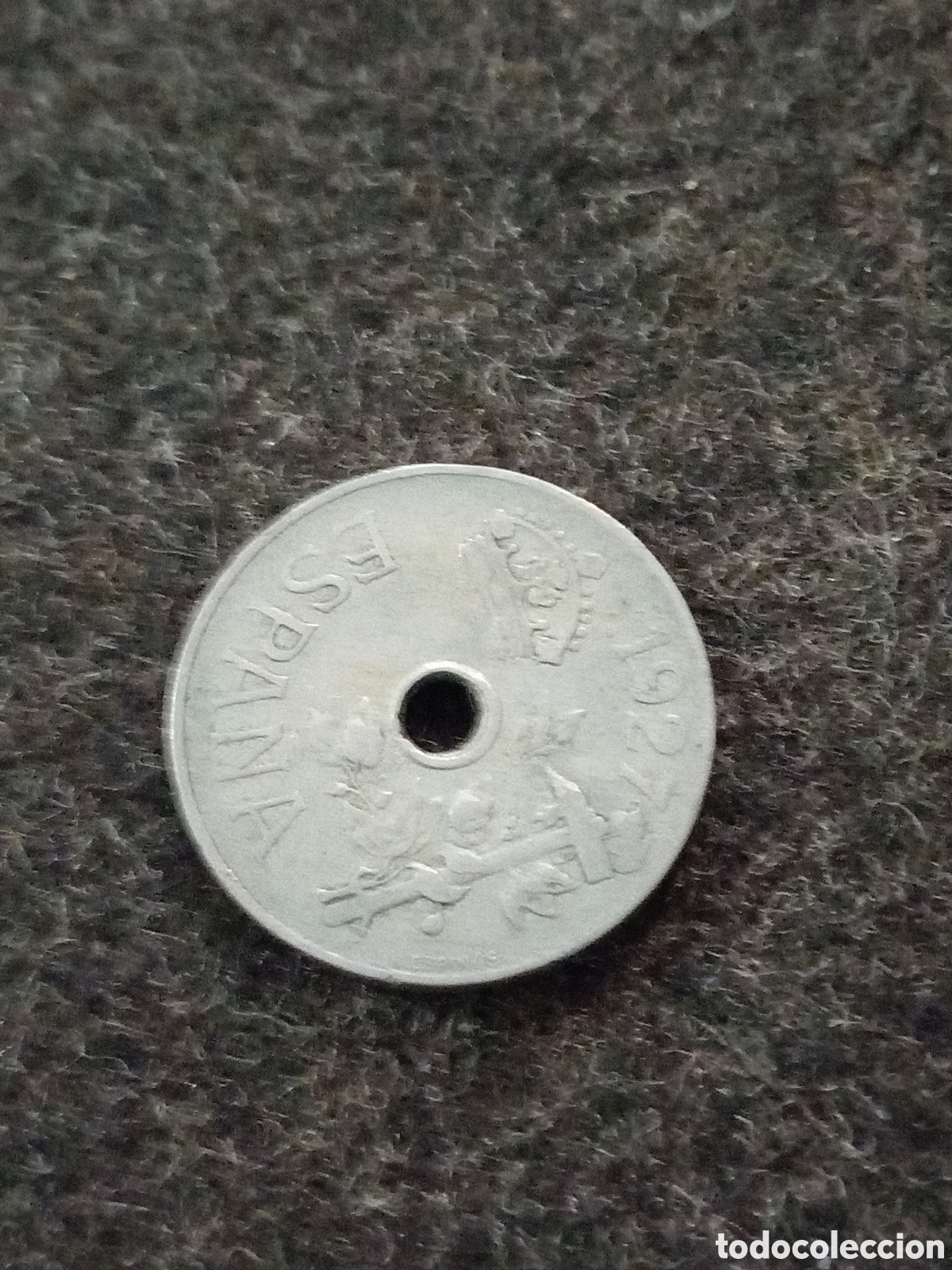 Monedas de Espa&ntilde;a: Moneda de 25 c&eacute;ntimos de Espa&ntilde;a - Foto 3