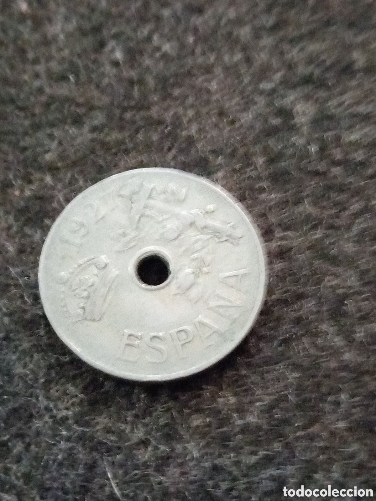 Monedas de Espa&ntilde;a: Moneda de 25 c&eacute;ntimos de Espa&ntilde;a - Foto 4