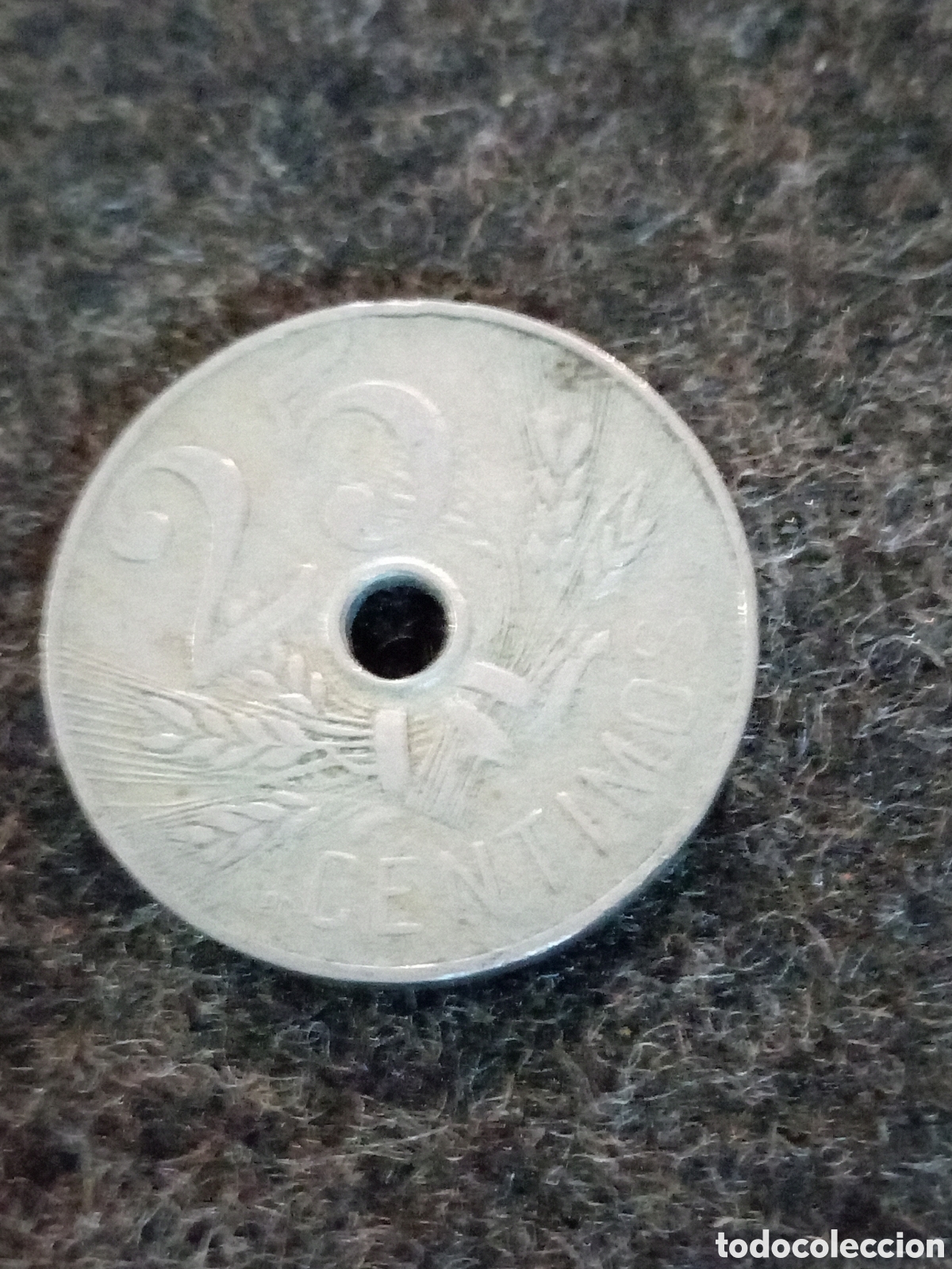 Monedas de Espa&ntilde;a: Moneda de 25 c&eacute;ntimos de Espa&ntilde;a - Foto 1