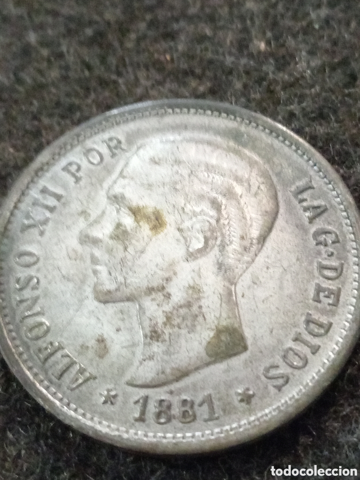 Monedas de Espa&ntilde;a: Moneda conmemorativa 1881 - Foto 4