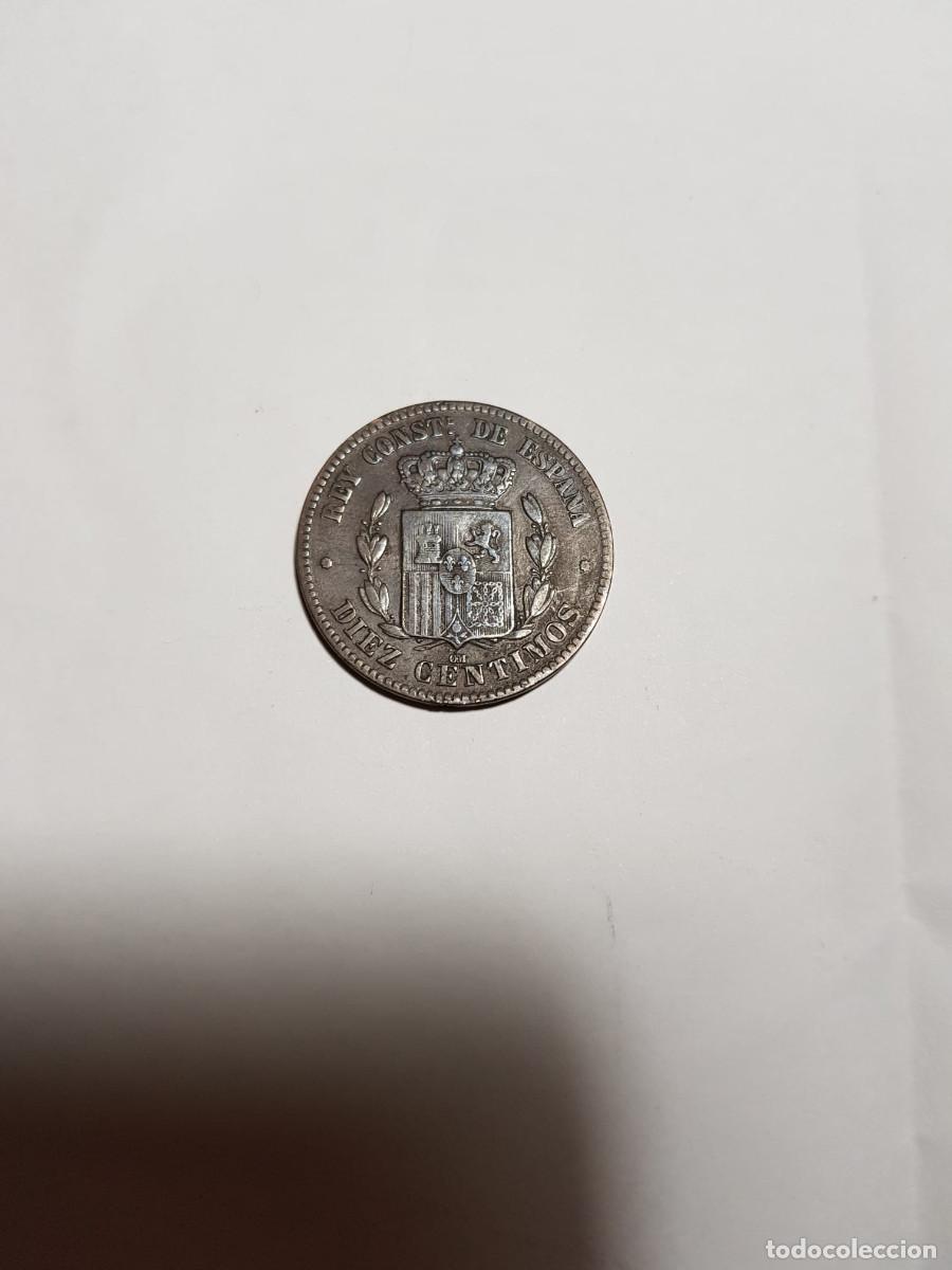 Monedas de Espa&ntilde;a: ALFONSO XII- 10 CENTIMOS-1879 - Foto 2