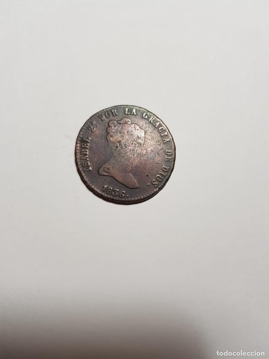 Monedas de Espa&ntilde;a: ISABEL II- 8 MARAVEDIS-1836-SEGOVIA - Foto 1