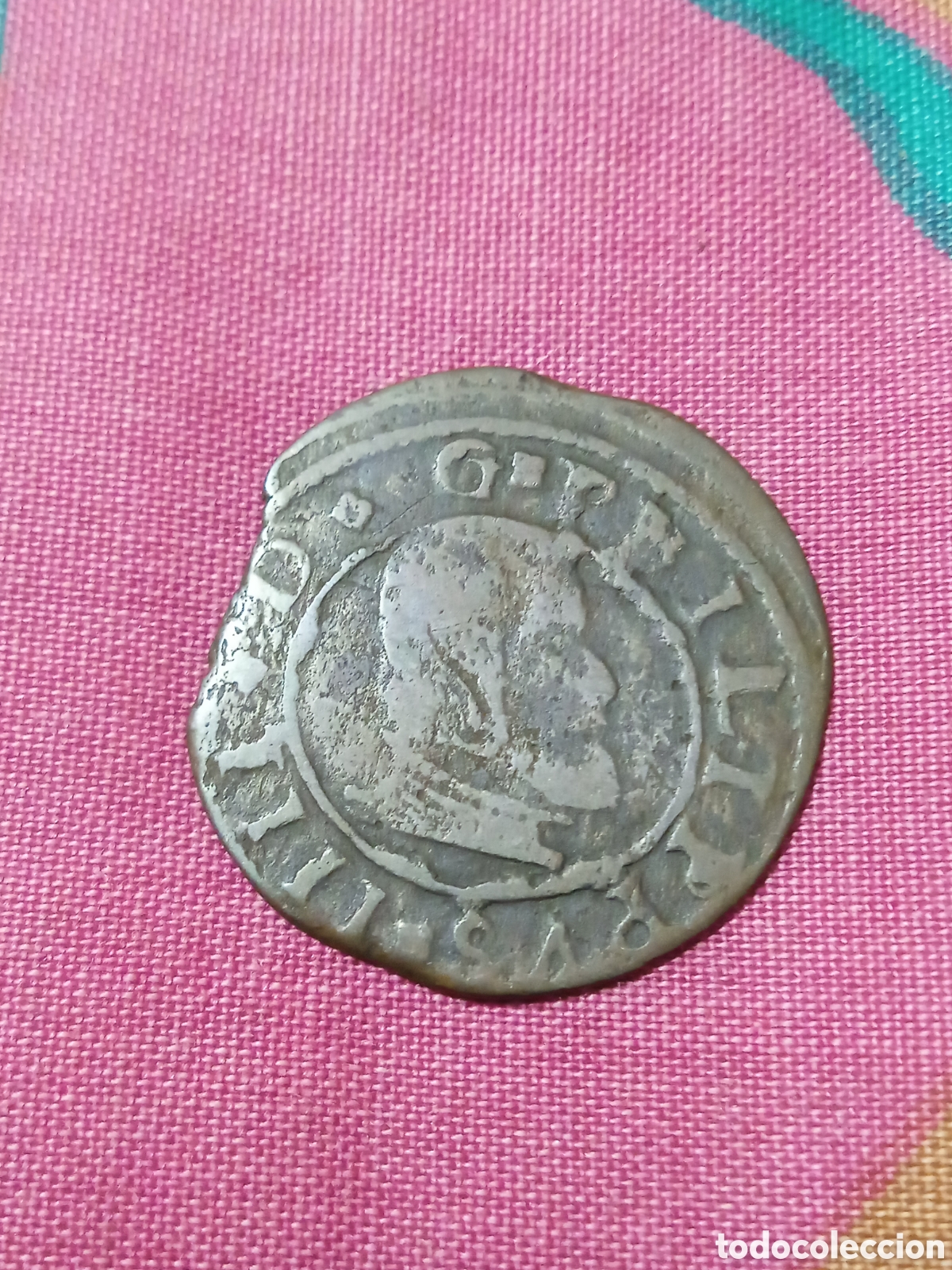 Monedas de Espa&ntilde;a: AB- 16 MARAVEDIS 1663 SEGOVIA FELIPE IV - Foto 2
