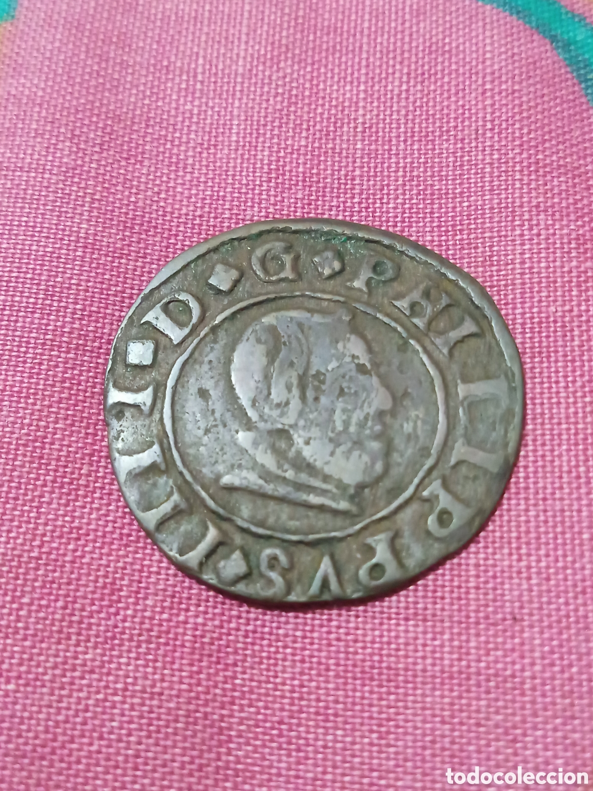 Monedas de Espa&ntilde;a: AB- BONITOS 16 MARAVEDIS 1663 Y MADRID FELIPE IV - Foto 1
