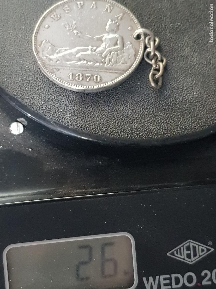 Monedas de Espa&ntilde;a: 5 PESETAS GOBIERNO PROVISIONAL 1870 - Foto 1