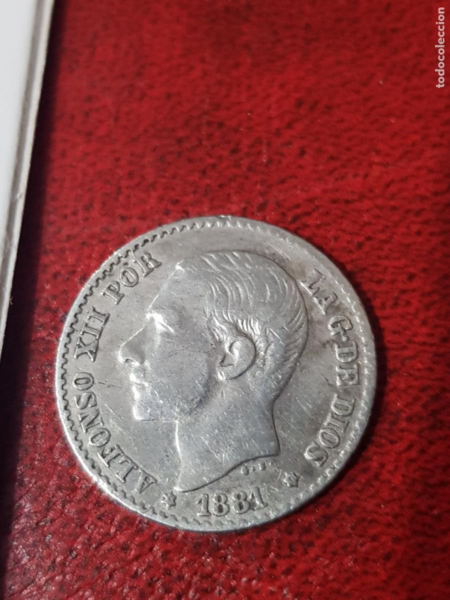 Monedas de Espa&ntilde;a: MONEDA DE 50 CENTIMOS ALFONSO XII 1981-ESTRELLAS 8-1 - Foto 1