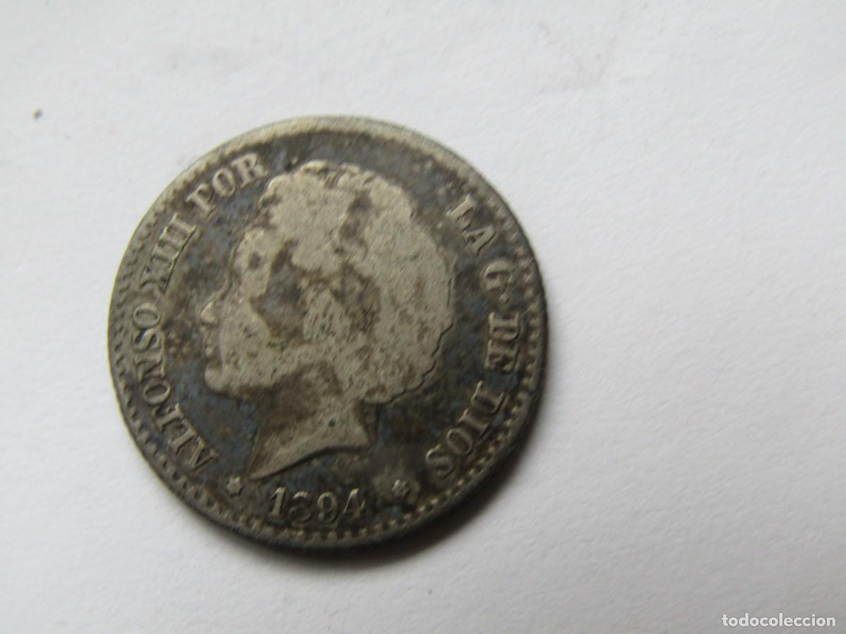 Monedas de Espa&ntilde;a: 50 CENTIMOS DE PLATA 1894 - Foto 1