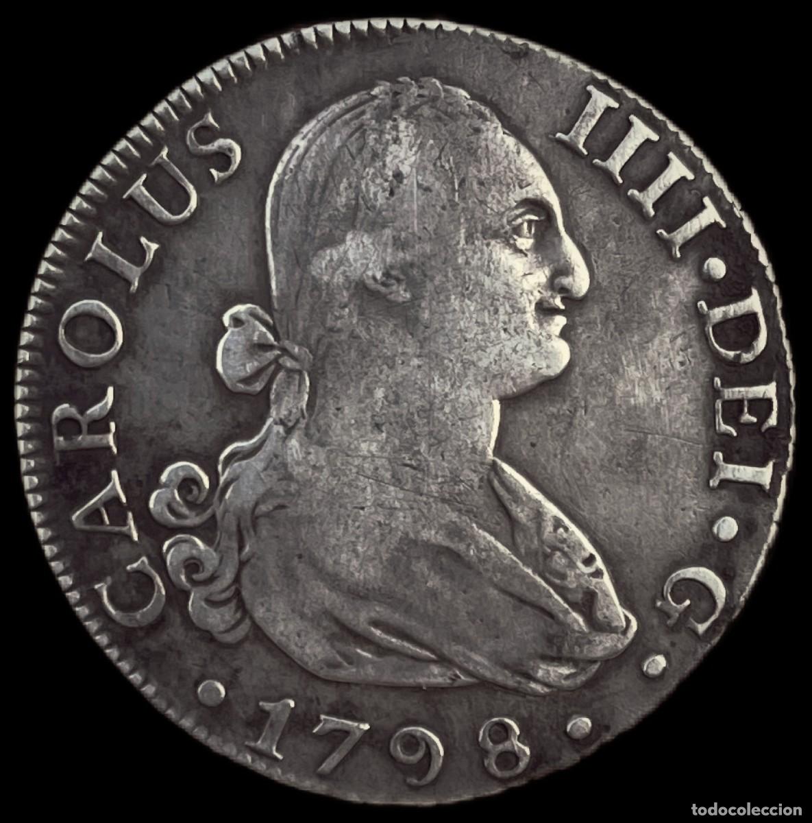 Monedas de Espa&ntilde;a: 8 Reales Carlos IV Sevilla - Foto 1