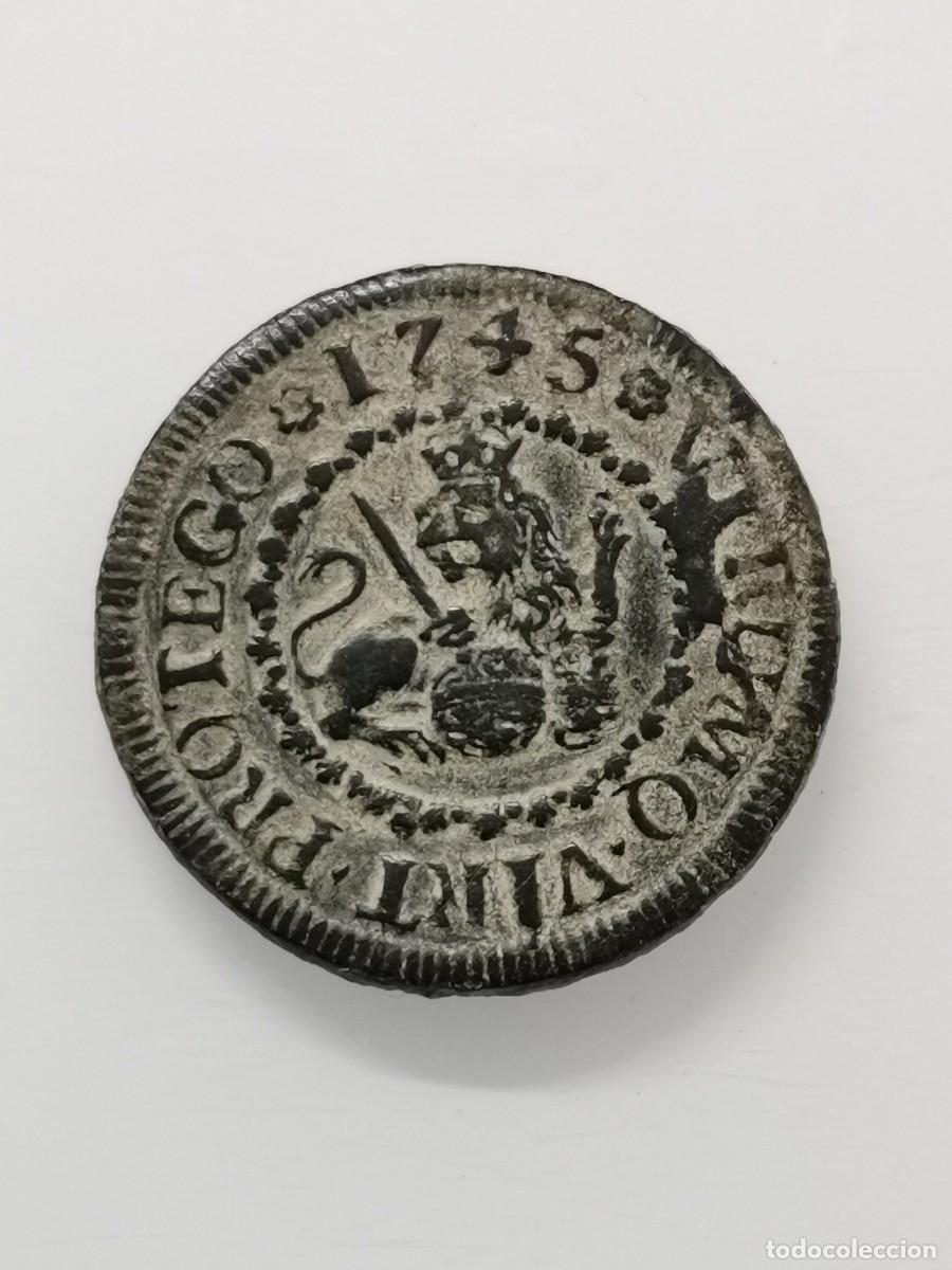Monedas de Espa&ntilde;a: Felipe V - 2 Maraved&iacute;s 1745 Segovia. - Foto 6