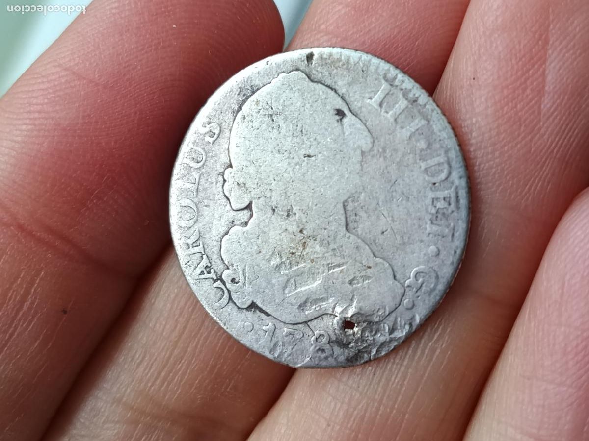 Monedas de Espa&ntilde;a: 2 reales de plata. Carlos III - Foto 1