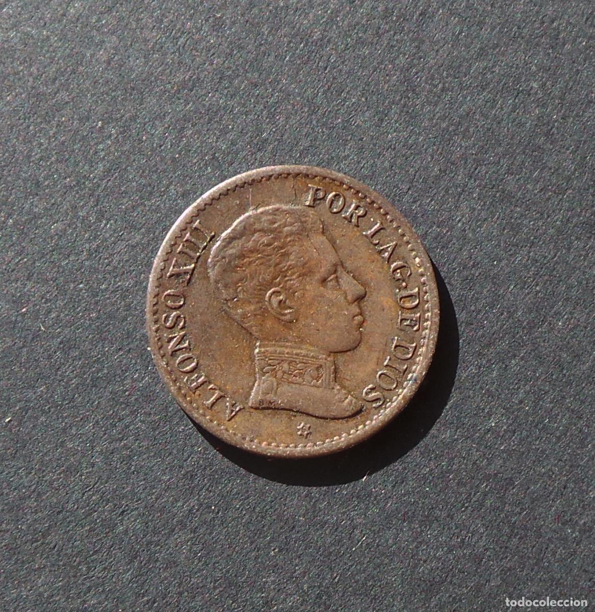 Monedas de Espa&ntilde;a: ALFONSO XIII. 1 C&Eacute;NTIMOS. A&Ntilde;O 1906. *6. - Foto 1