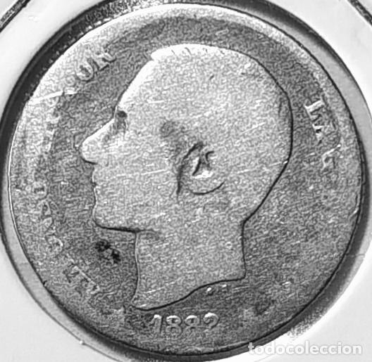Coins of Spain: ESPAÑA (1875-1885) - 1 PESETA 1882 MS M - REY ALFONSO XII - A - 5 GR. PLATA 0,835 - DIAMETRO 23 mm