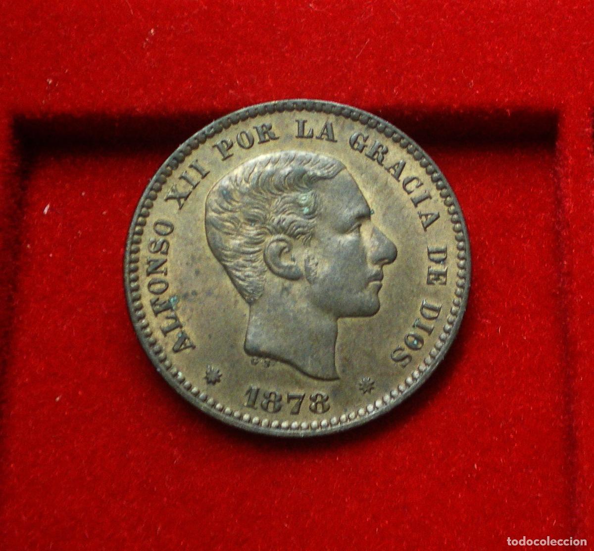 Monedas de Espa&ntilde;a: ALFONSO XII - 5 CENTIMOS 1878 - APROX. S/C - Foto 1