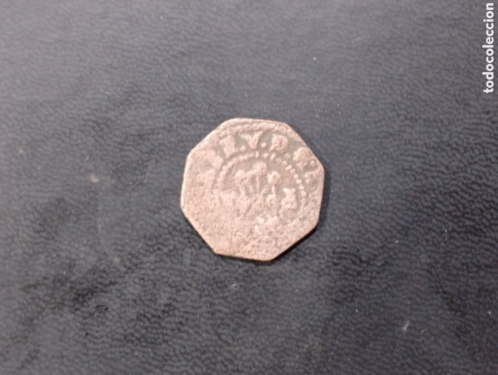 Monedas de Espa&ntilde;a: Moneda de 1 dinerito Navarra Felipe V - Foto 2