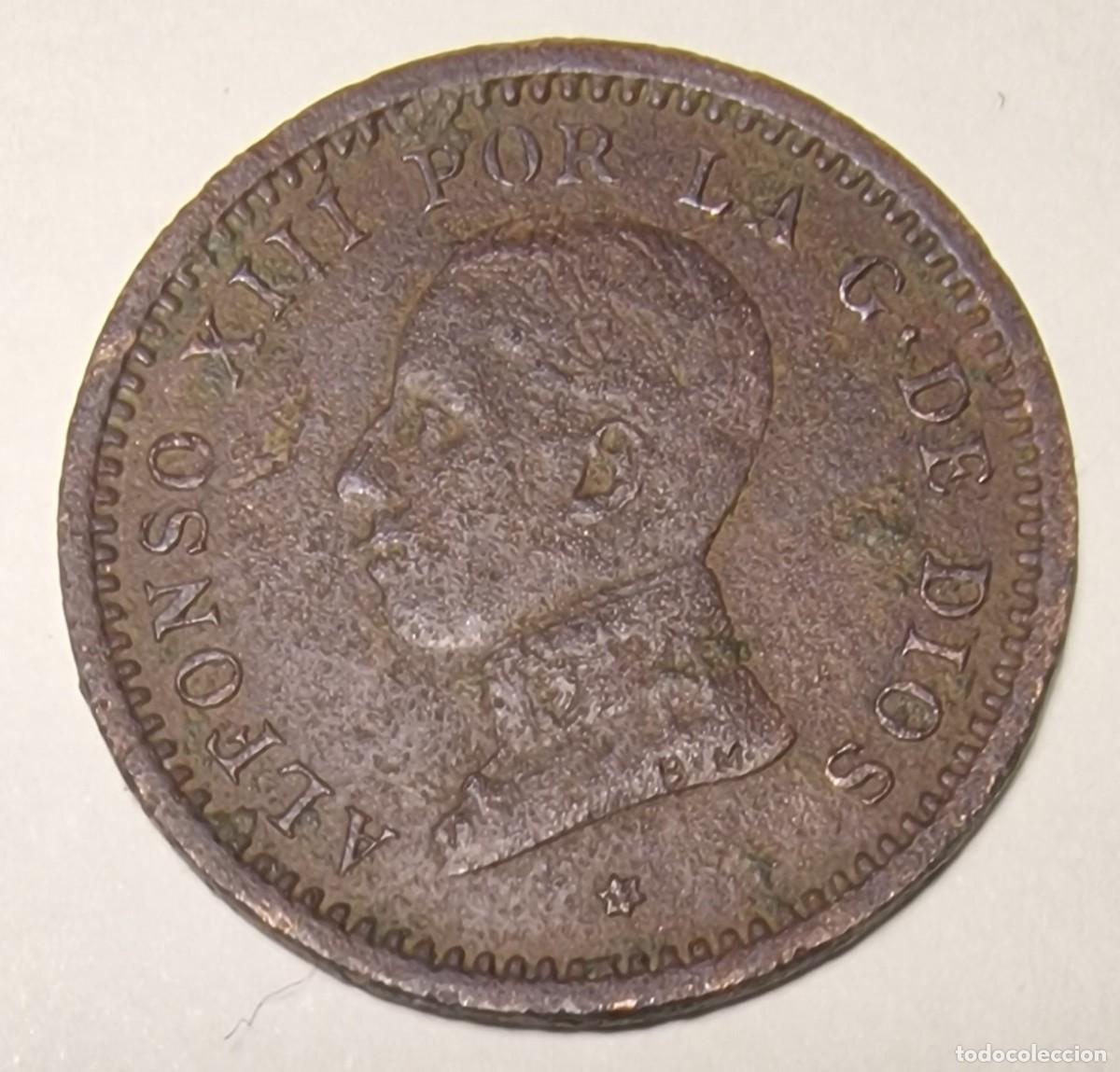 Monedas de Espa&ntilde;a: X-184- ALFONSO XIII. 2 CENTIMOS DE 1912. - Foto 1
