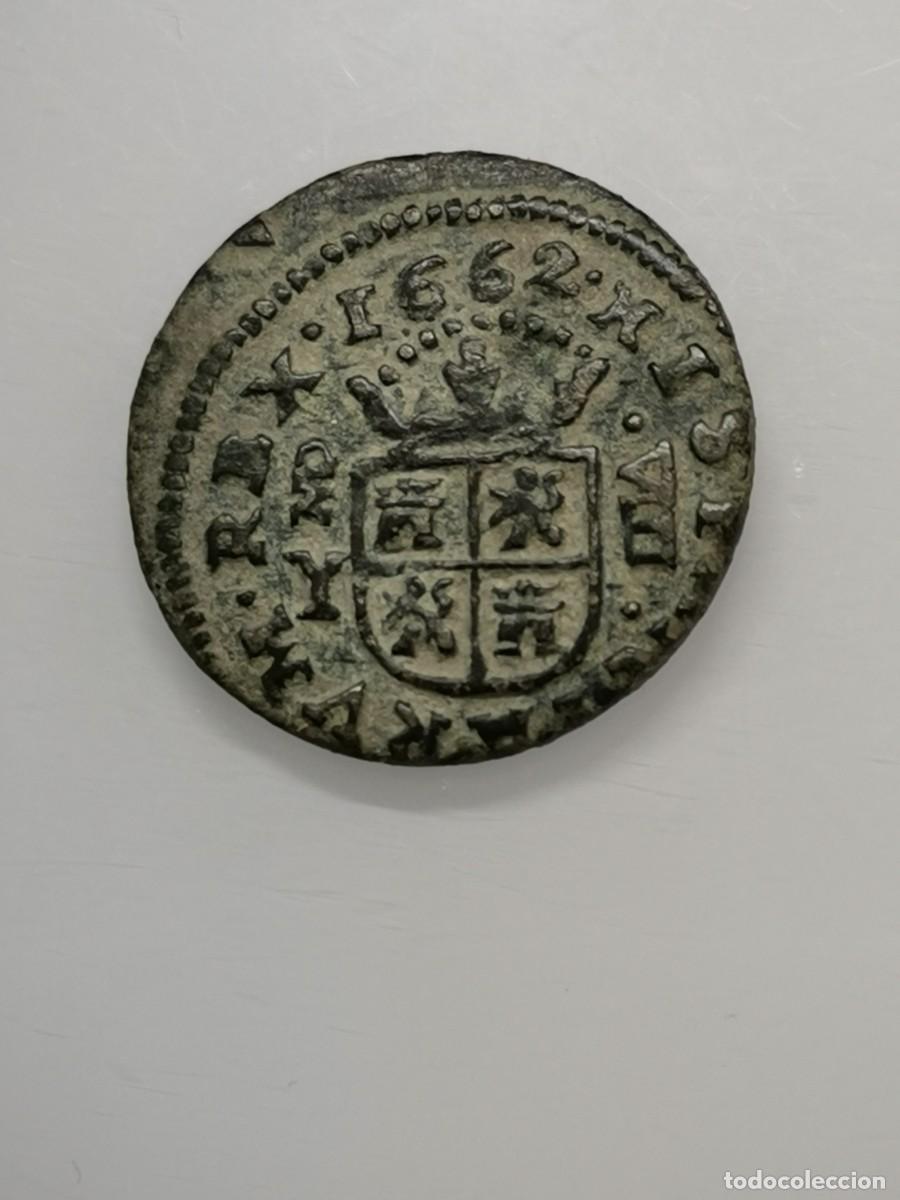 Monedas de Espa&ntilde;a: Felipe IV 8 maraved&iacute;s 1662 ceca Madrid. MD. - Foto 2