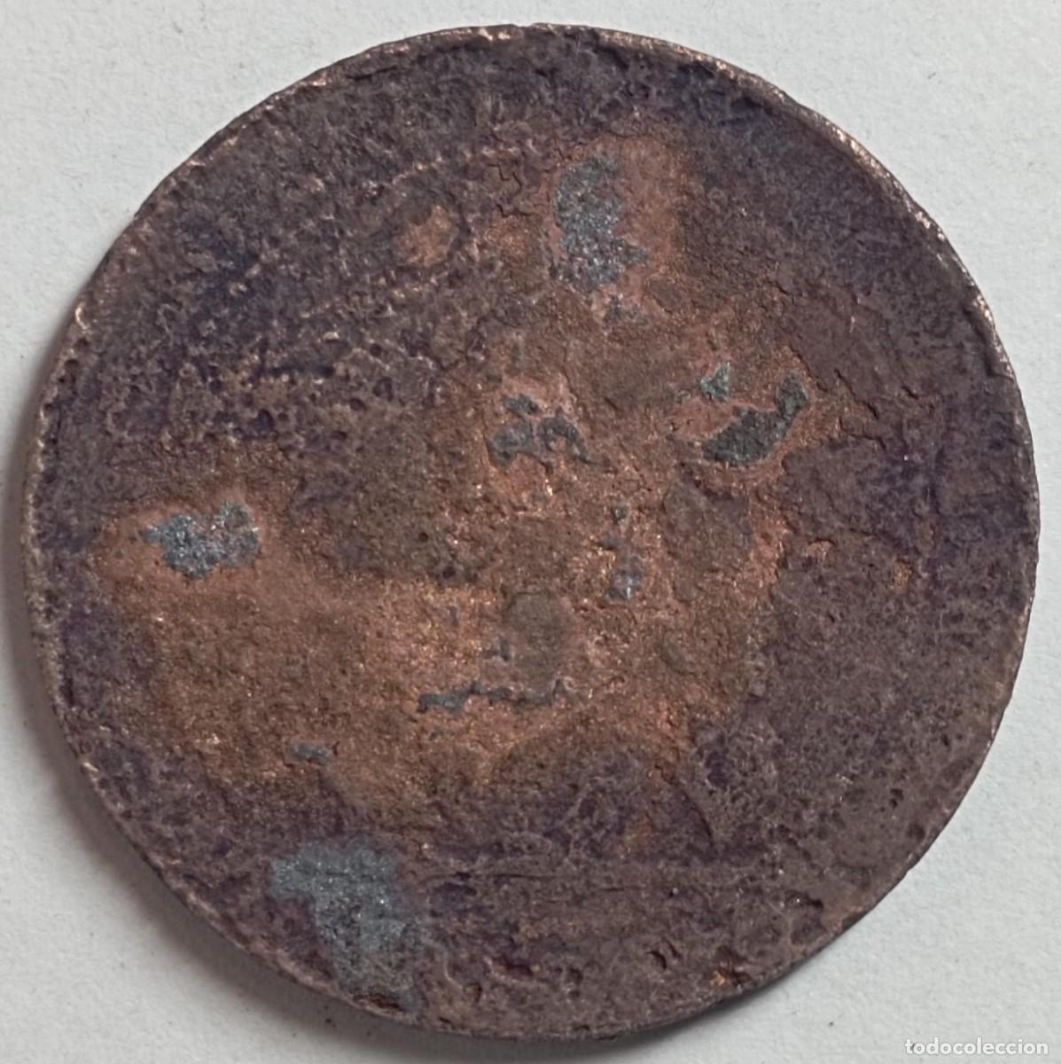 Monedas de Espa&ntilde;a: Moneda de Espa&ntilde;a Gobierno Provisional 10 c&eacute;ntimos de 1870 - Foto 2
