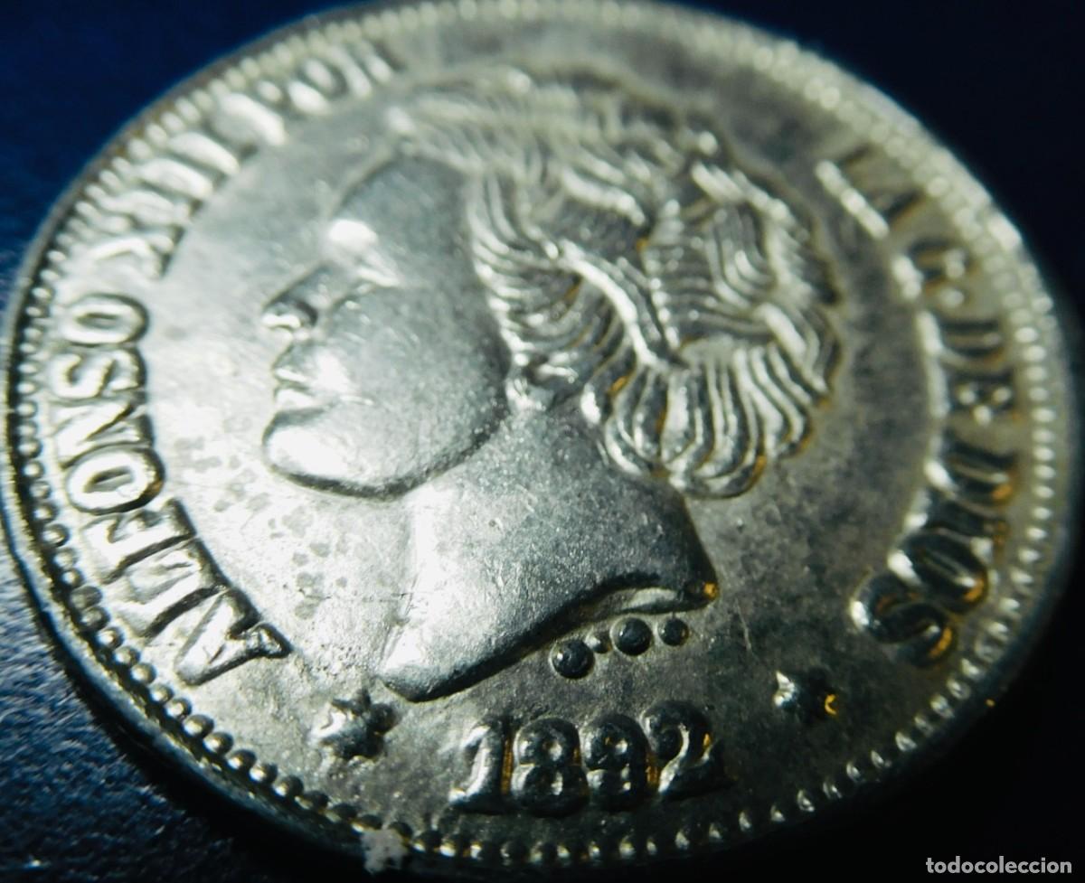 Monedas de Espa&ntilde;a: Ilusoria moneda de plata, Alfonso XIII, 1892 - Foto 1