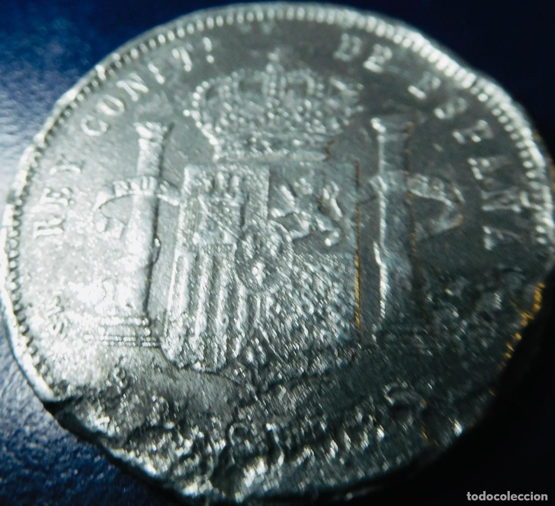 Monedas de Espa&ntilde;a: Sufrida e ilusoria moneda de Alfonso XIII, 1885, BC - Foto 2
