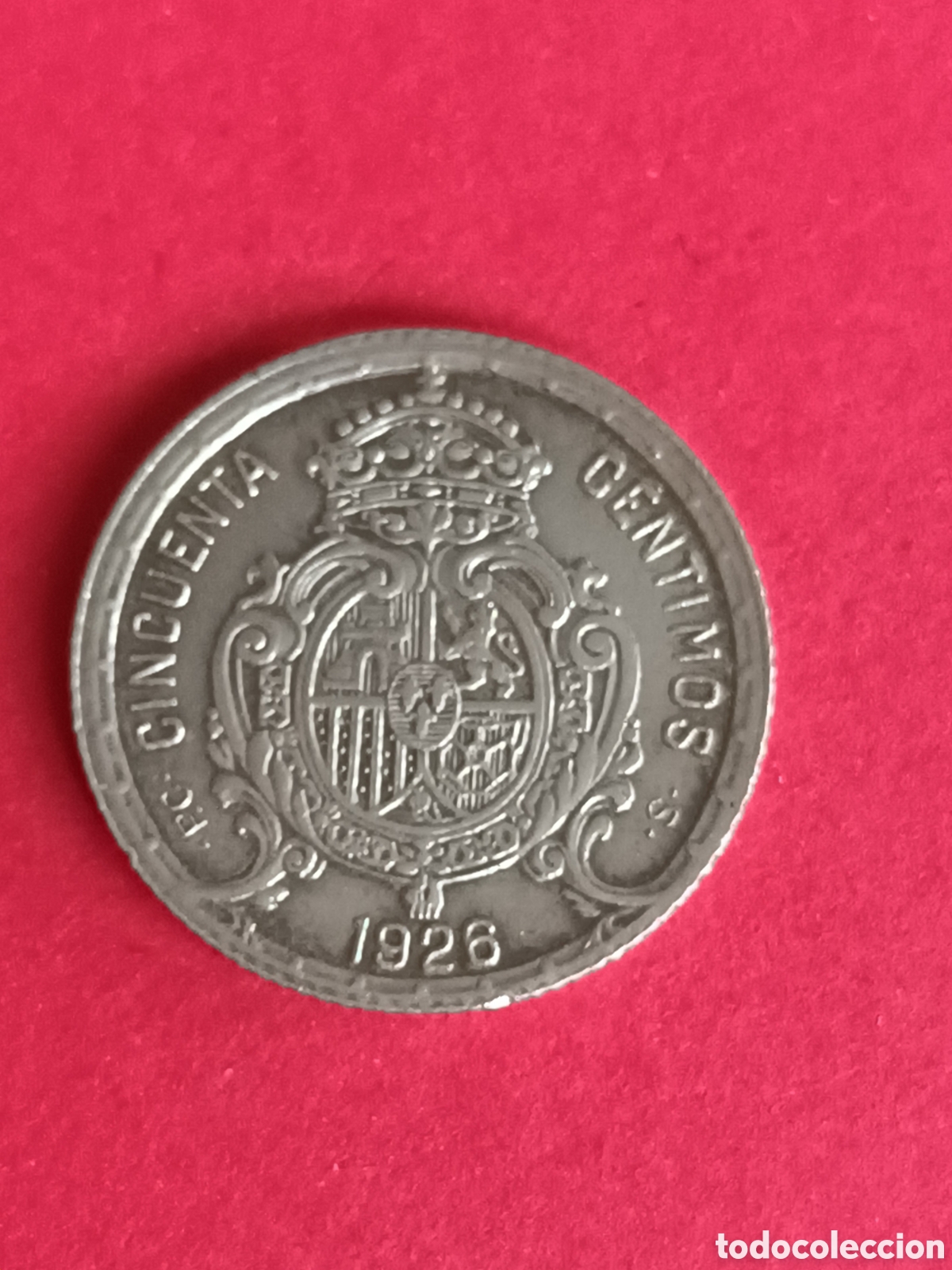 Monedas de Espa&ntilde;a: ALFONSO XIII. 50 C&Eacute;NTIMOS DE 1926. - Foto 2