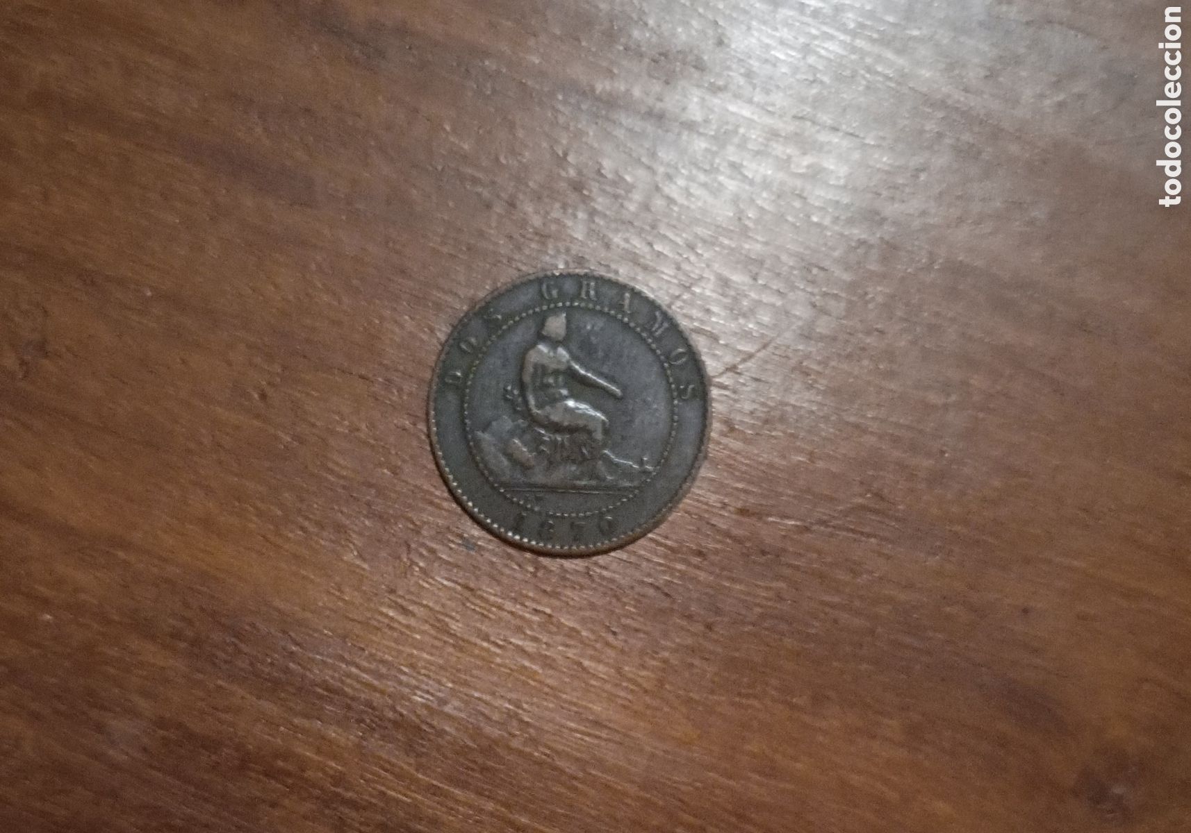 Monedas de Espa&ntilde;a: 2 C&Eacute;NTIMOS 2 GRAMOS 1870 - GOBIERNO PROVISIONAL - Foto 4