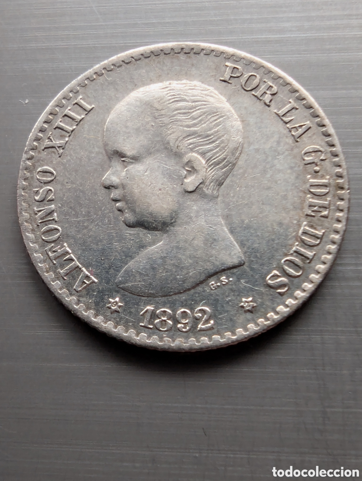 Monedas de Espa&ntilde;a: Alfonso XIII 50 cent 1892*92 plata - Foto 1
