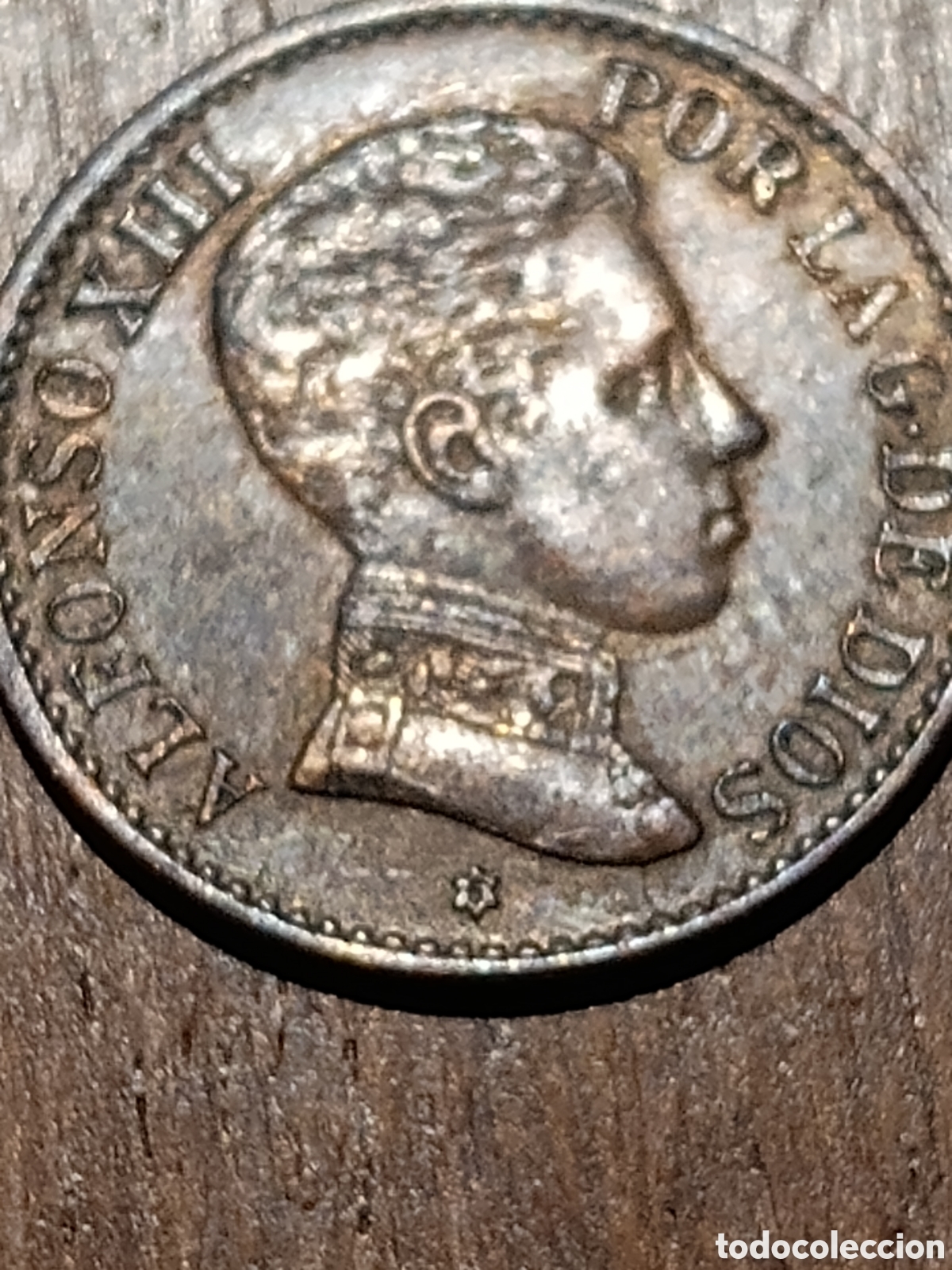 Monedas de Espa&ntilde;a: 1 C&Eacute;NTIMO DE 1906 *6 - ALFONSO XIII - Foto 3