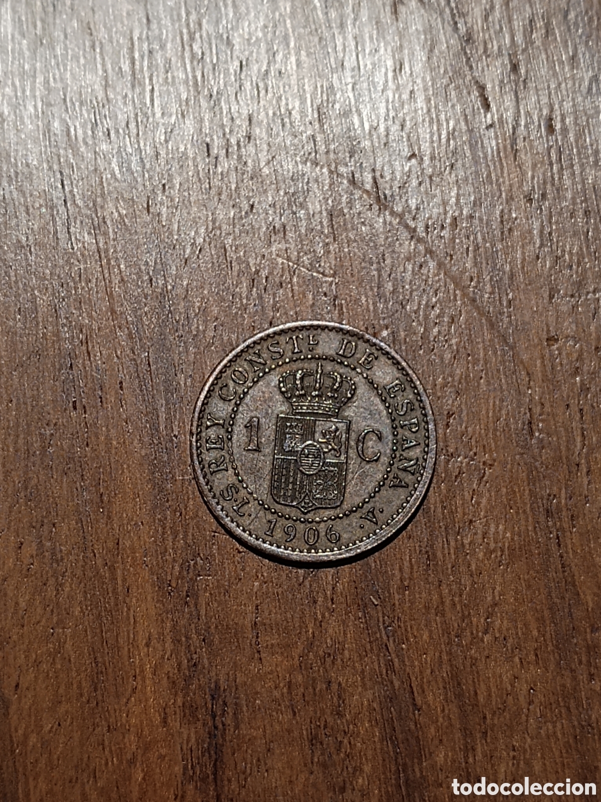 Monedas de Espa&ntilde;a: 1 C&Eacute;NTIMO DE 1906 *6 - ALFONSO XIII - Foto 1