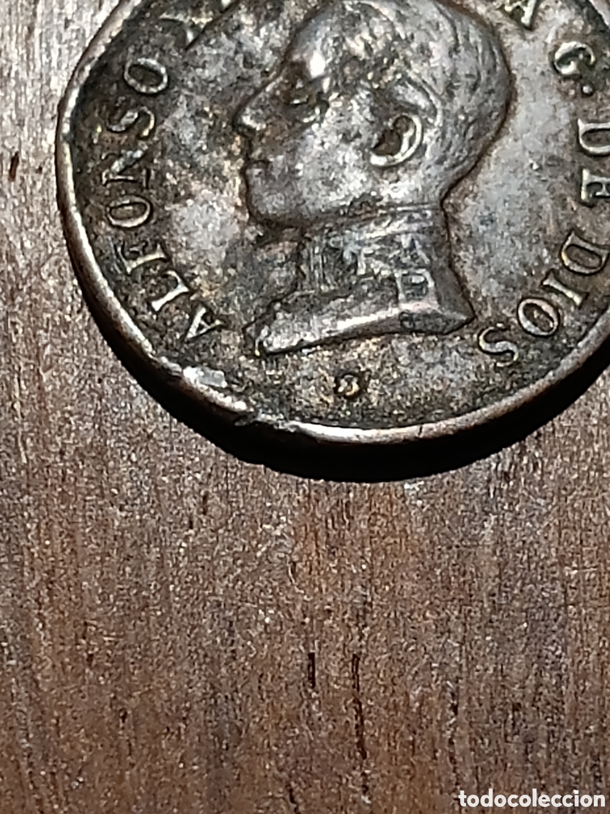 Monedas de Espa&ntilde;a: 1 CENTIMO ALFONSO XIII A&Ntilde;O 1913 *3 - Foto 3