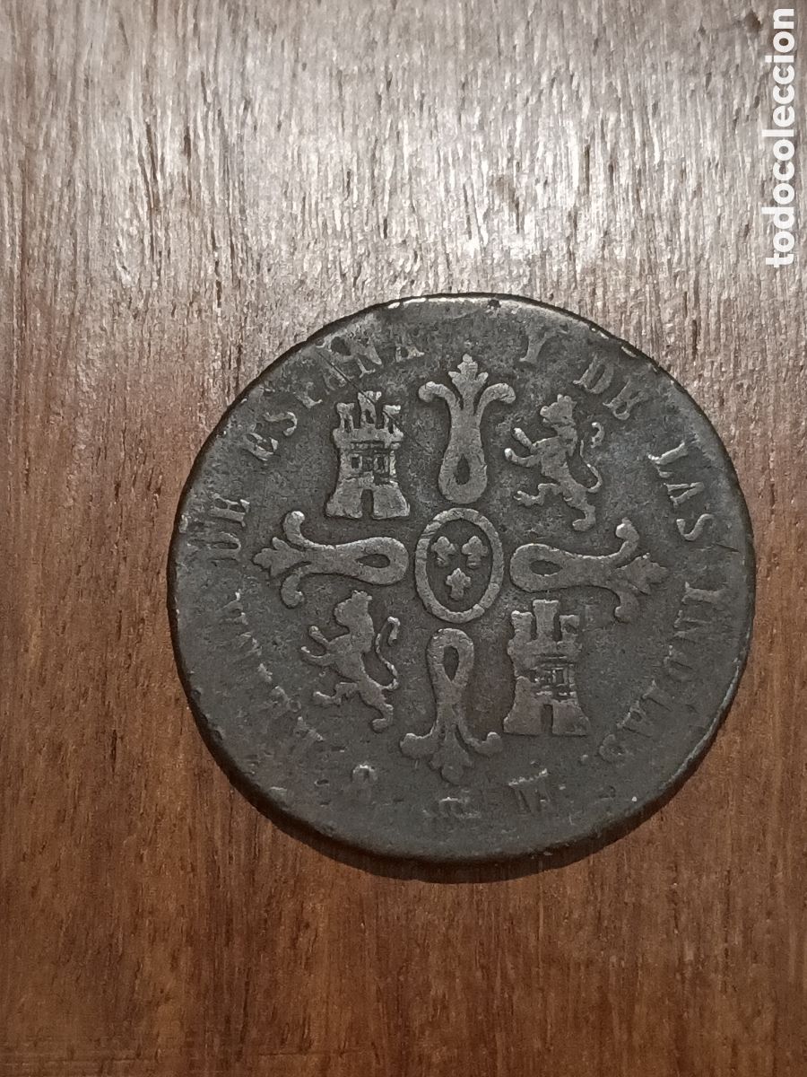 Monedas de Espa&ntilde;a: 8 MARAVEDIS 1836 SEGOVIA - ISABEL II - Foto 1