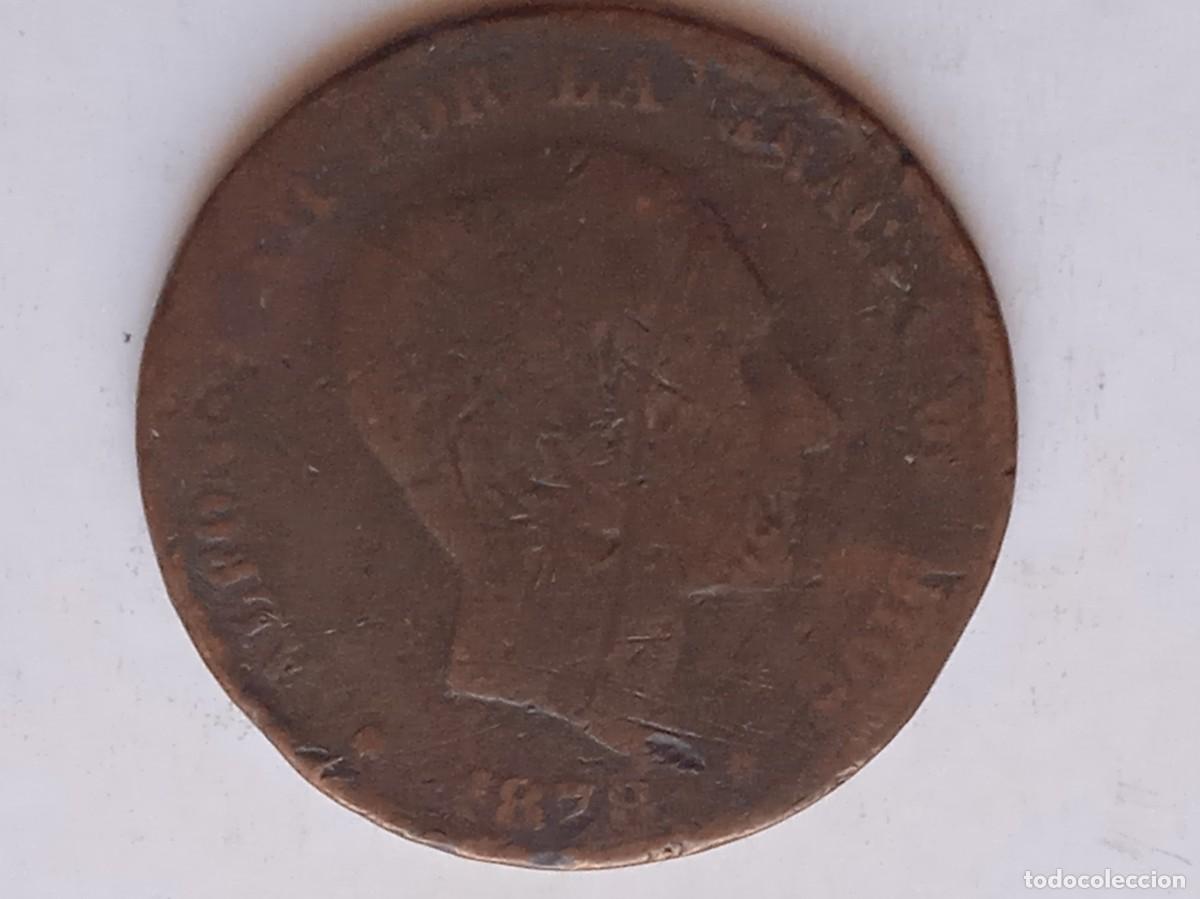 Monedas de Espa&ntilde;a: ALFONSO XII 10 CENTIMOS 1878. (M58) - Foto 1