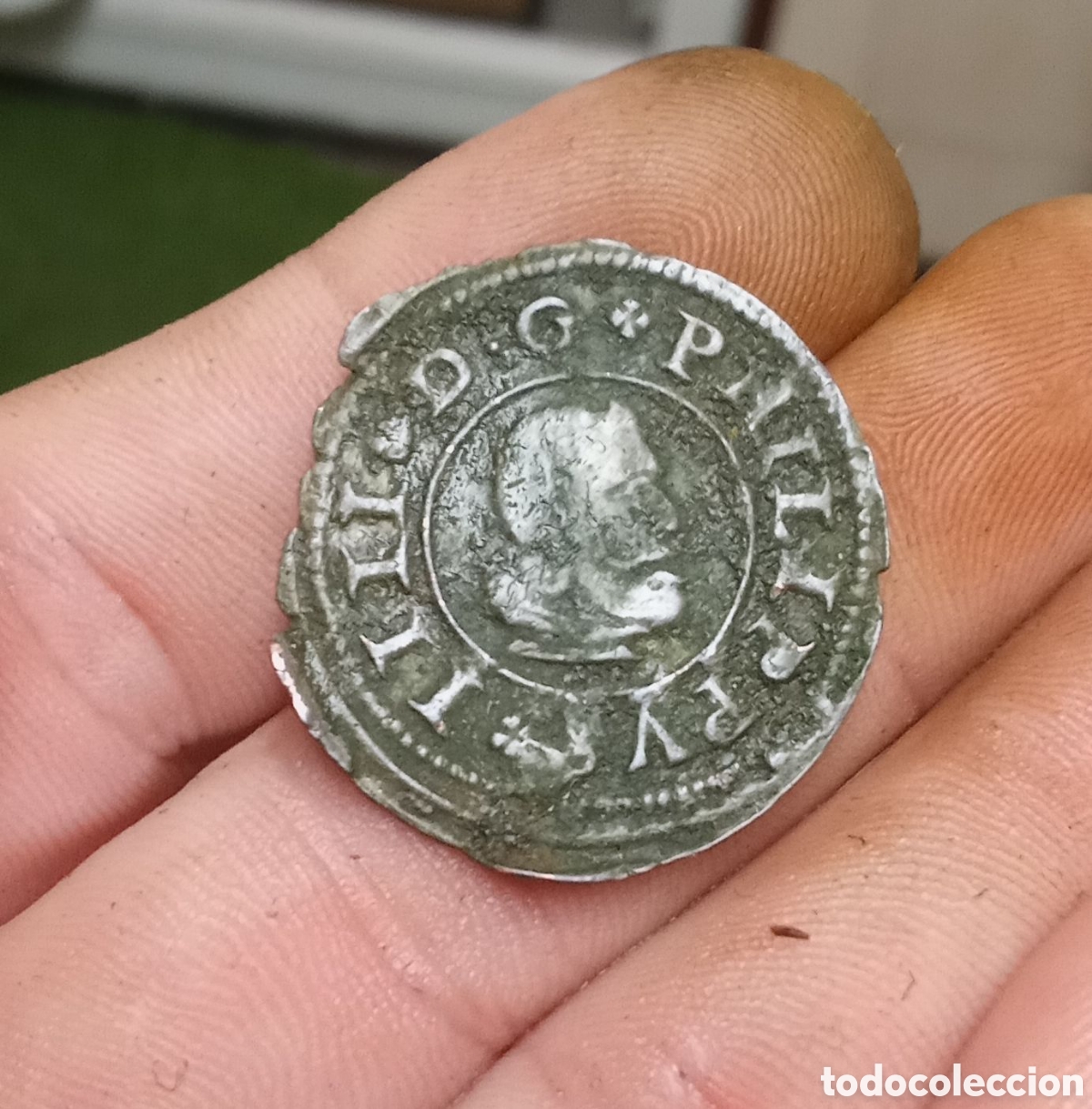 Monedas de Espa&ntilde;a: MONEDA DE 16 MARAVEDIS DE FELIPE III - Foto 1