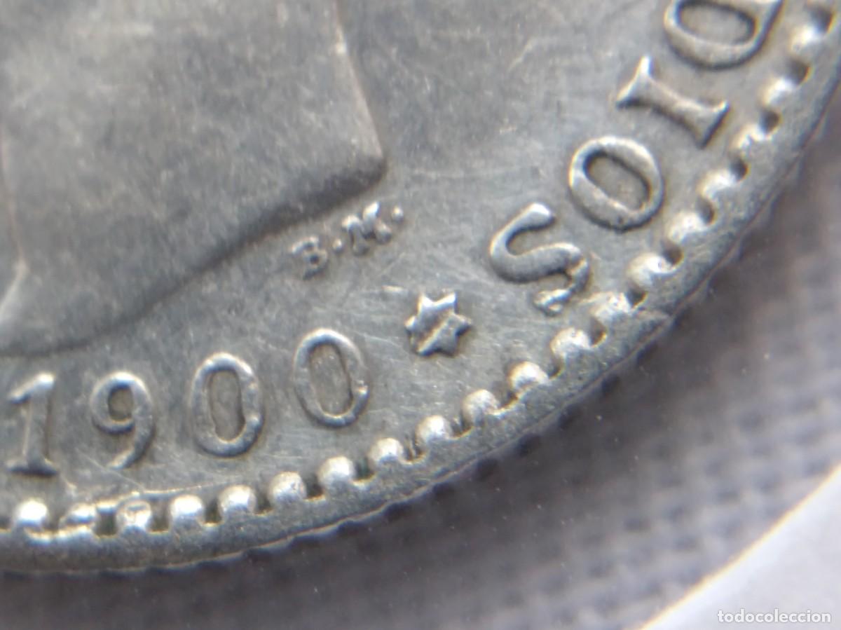 Monedas de Espa&ntilde;a: 50 C&Eacute;NTIMOS 1900 *0 *0 ALFONSO XIII MBC - Foto 5