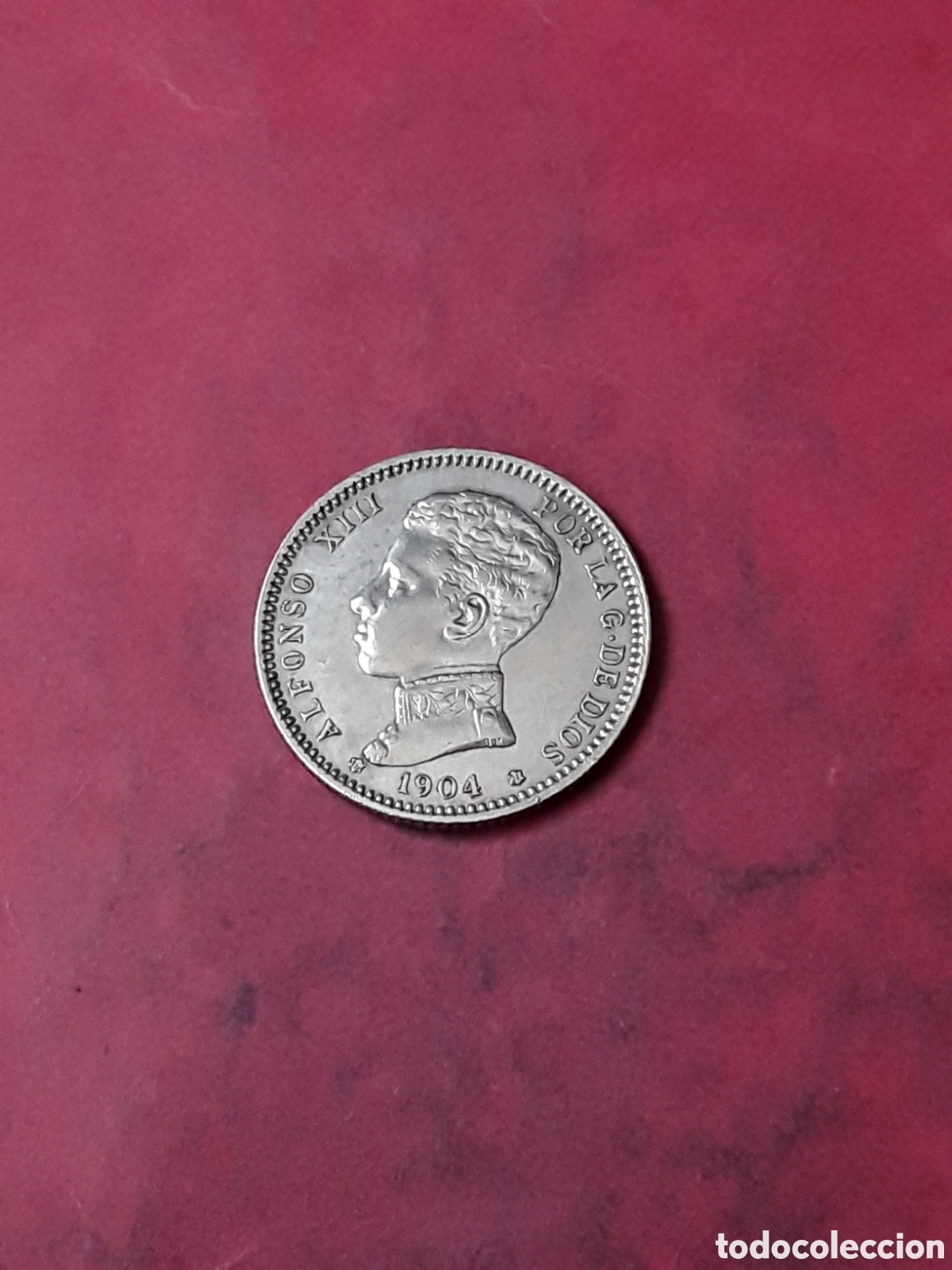 Monedas de Espa&ntilde;a: 1 PESETA 1904 PLATA ALFONSO XIII