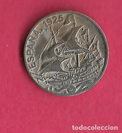 Monedas de Espa&ntilde;a: ESPA&Ntilde;A 25 CENTS 1925, BARCO (s) - Foto 1