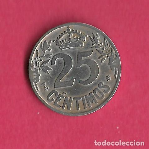 Monedas de Espa&ntilde;a: ESPA&Ntilde;A 25 CENTS 1925, BARCO (s) - Foto 2